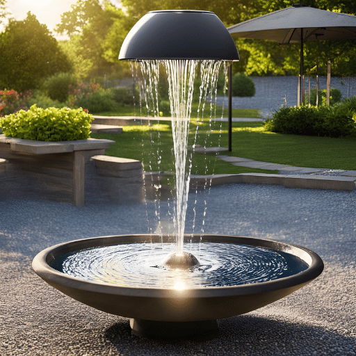 Comment fonctionne une fontaine solaire ?