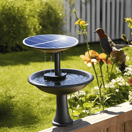 Wie installiert man einen solarbetriebenen Vogelbadbrunnen?