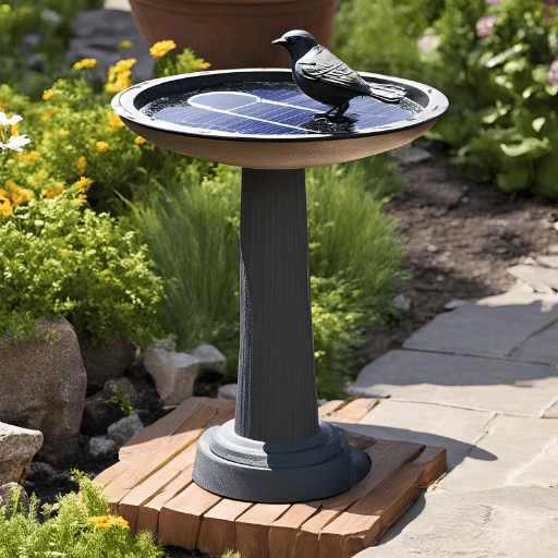 Wie pflegen Sie Ihren solarbetriebenen Vogelbadbrunnen?
