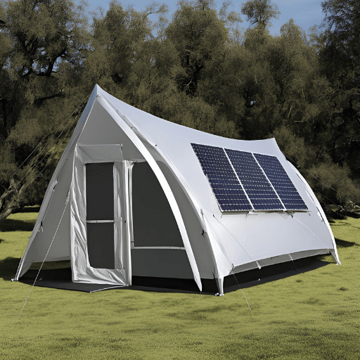 Quais acessórios melhoram sua experiência com a barraca solar?