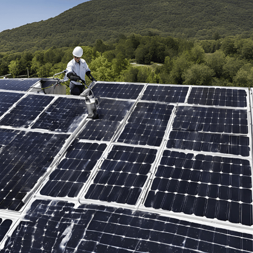 Kann die Reinigung Ihrer Solarmodule diese zerstören?