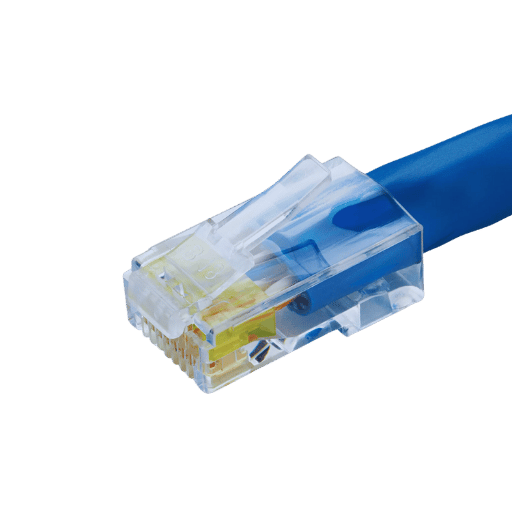RJ45 コネクタをケーブルに圧着する方法は?