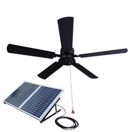 How Do Solar Ceiling Fans Work?