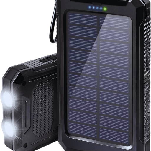 What is a solar power bank 20000mah?