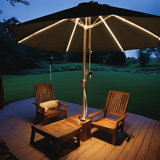 ¿Cómo elegir la mejor sombrilla para patio con luces solares?