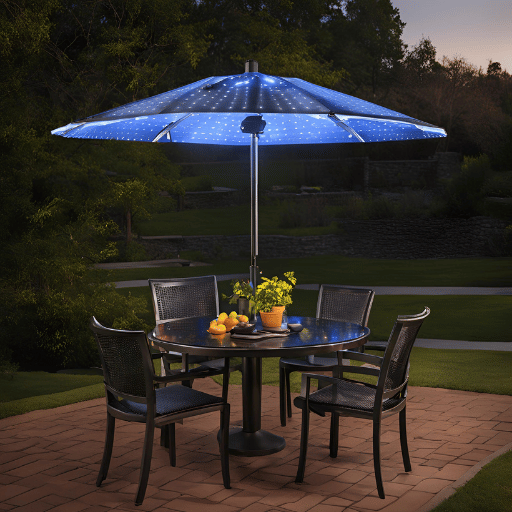 Consejos de instalación y mantenimiento para sombrillas de patio con iluminación LED