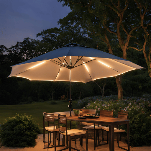 Beneficios de utilizar una sombrilla LED para patio que funciona con energía solar