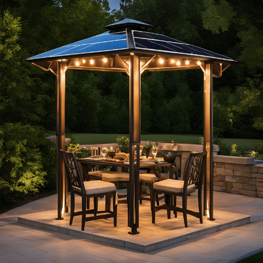 Quali sono i vantaggi dell'utilizzo dell'energia solare per il tuo gazebo?