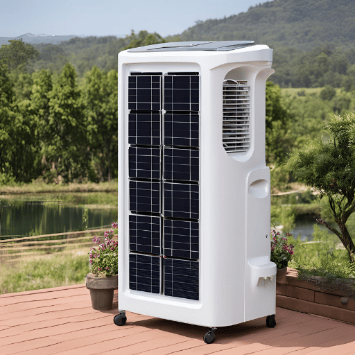 What is a solar evaporative cooler?