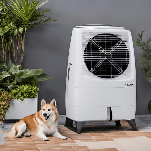 How to establish a solar-powered evaporative cooler?
