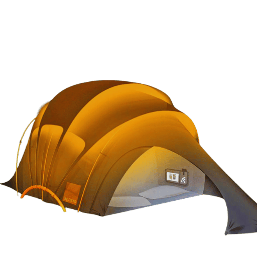What is a solar power tent?