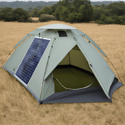 How much does a solar power tent cost?