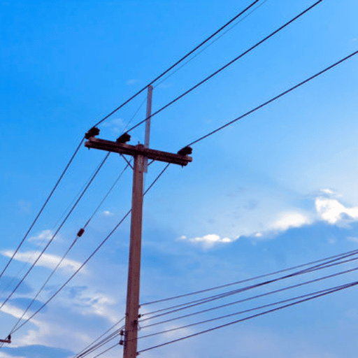 Apakah kabel komunikasi yang terdapat pada tiang utiliti?