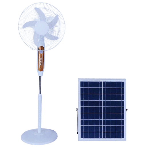 Hoe werken zonnepanelen op buitenventilatoren?