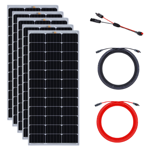 Welcher Kabeldurchmesser wird für ein 100-W-Solarpanel empfohlen?