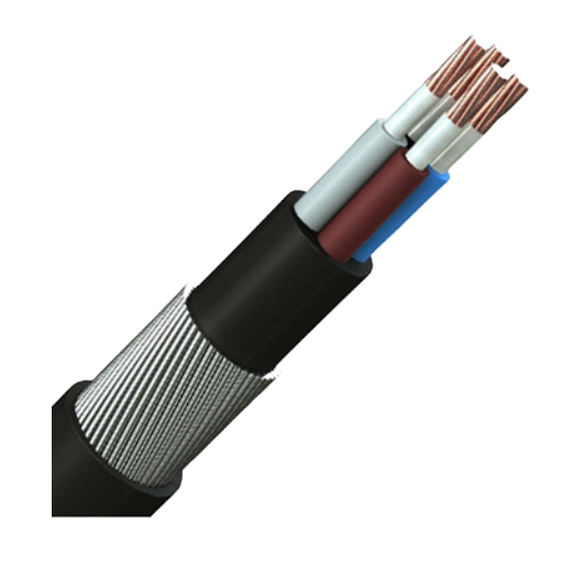 What are the Components of a 4mm Armoured Cable?