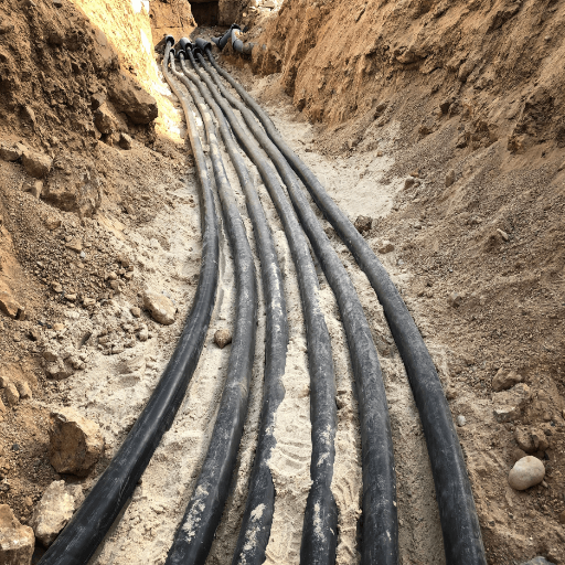 Installation of Underground Power Lines